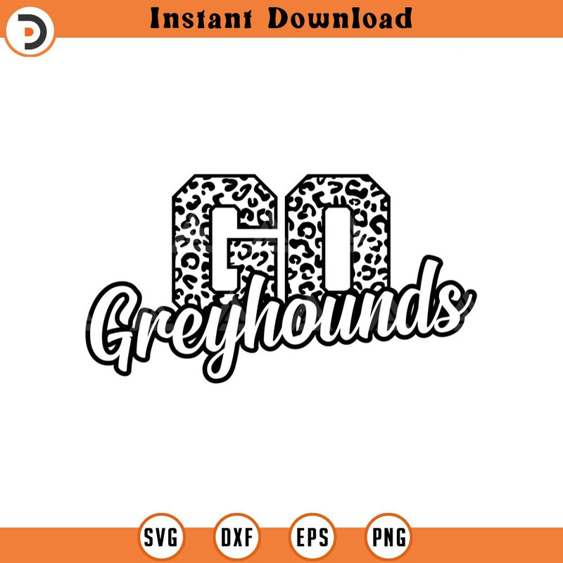 SVG2177-Go Greyhounds Leopard Svg, Go Greyhounds Football Svg, Run Greyhounds Svg, Cheer Mom T-Shirt Cut File Cricut, Png Pdf Eps, Vector, Stencil.jpg