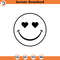 SVG2258-Happy Face Svg, Heart Eyes Svg, Retro Happy Face PNG, Positive, Good Vibes Only Cut File Cricut, Silhouette, Png Pdf, Vector.jpg