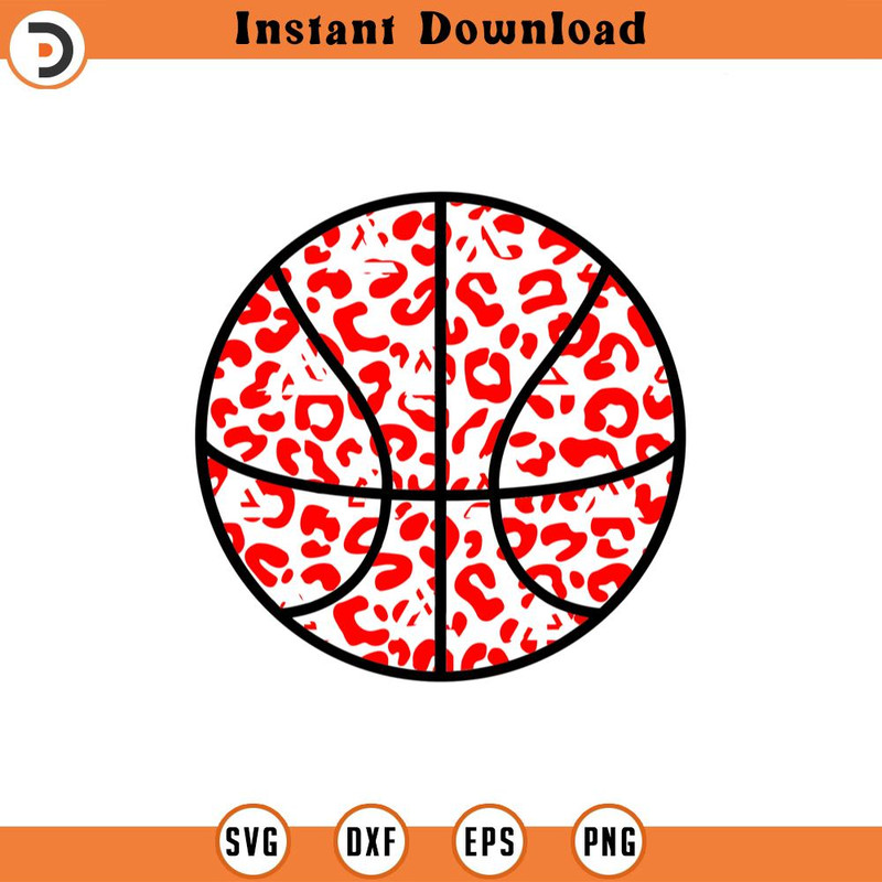 SVG2283-Leopard Basketball Svg, Leopard Print Svg, Basketball Mom Svg, Cheerleader Mom Svg Cut File Cricut, Silhouette, Png Pdf, Vector, Stencil.jpg