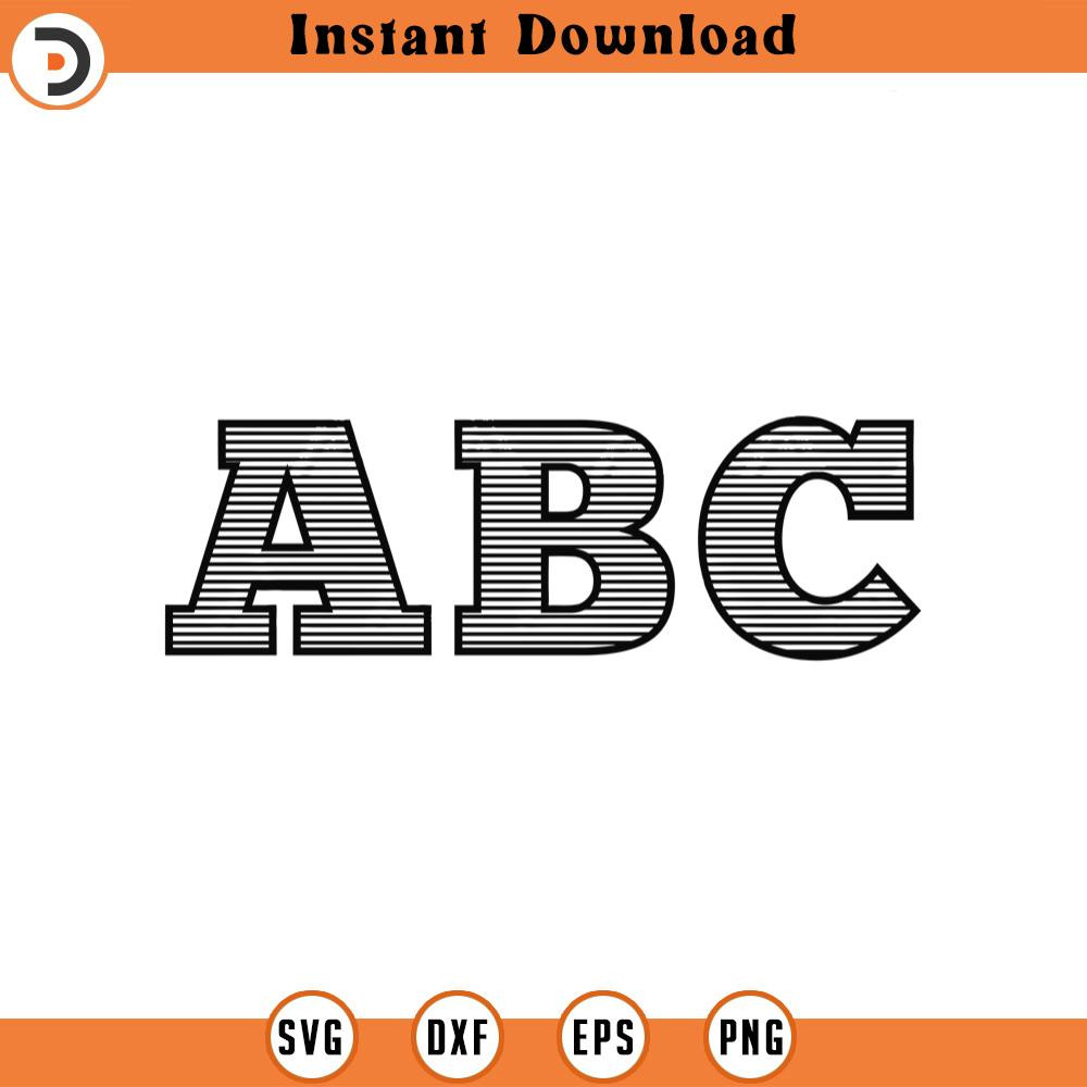 SVG2412-Thin Stripes Alphabet Svg, Striped Font, Uppercase Striped Letters, Lines Letter Monogram Cut File Cricut, Silhouette, Png Pdf Eps, Vector.jpg