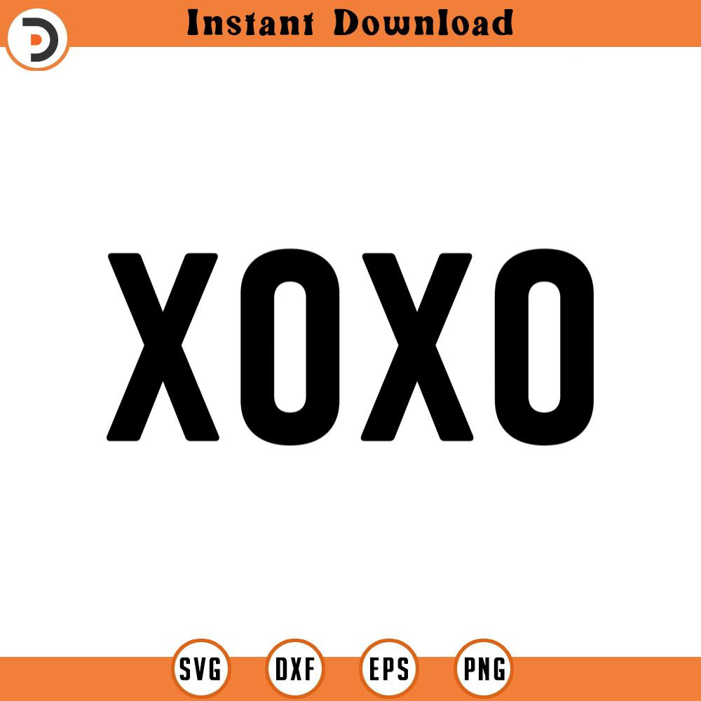 SVG2441-Xoxo Svg, Valentine's Day Shirt Print, Love Svg, Valentine T-Shirt Cut File Cricut, Silhouette, Png Pdf Eps, Vector, Decal, Sticker.jpg
