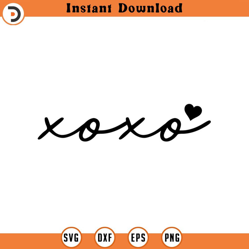 SVG2442-Xoxo Svg, Valentine's Day Svg, Heart Svg, Love Svg, Valentine T-Shirt Cut File Cricut, Silhouette, Png Pdf Eps, Vector, Decal, Sticker.jpg