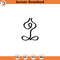 SVG2555- Meditation Yoga svg girl yoga clipart yoga mandala svg yoga vector Yoga png svg files for cricut namaste meditation clipart Cricut 55.jpg