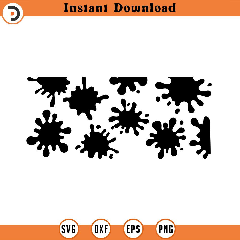 SVG2658- Paint Splatter SVG Paint BRUSHES SVG Paint brushes cut files Paint brushes silhouettes svg for Cricut, Paint Brush Strokes svg 158.jpg