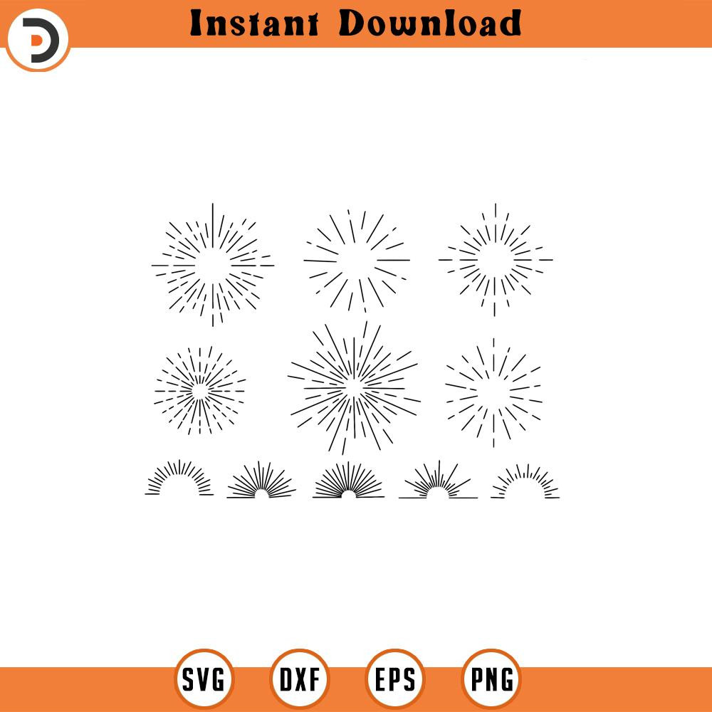 SVG2693- Sunburst SVG Bundle Svg Bundle Vintage Sunbursts Half Heart SVG Sketch Handdrawn clipart sunshine svg Cut Files Cricut Silhouette 193.jpg