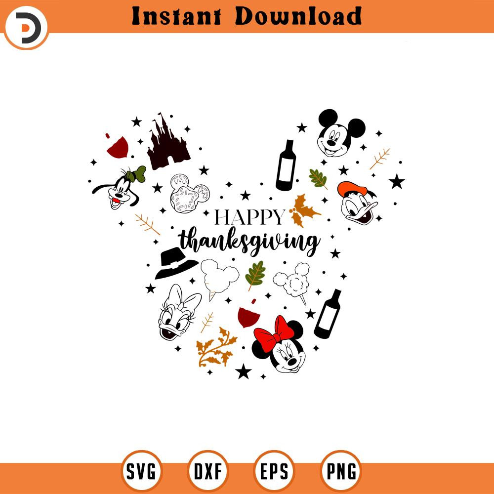 SVG3047-Happy Thanksgiving Svg Png, Thanksgiving Mouse, Fall Svg, Happy Fall Svg, Autumn Mouse Svg, Thanksgiving Png Files For Cricut Sublimation.jpg