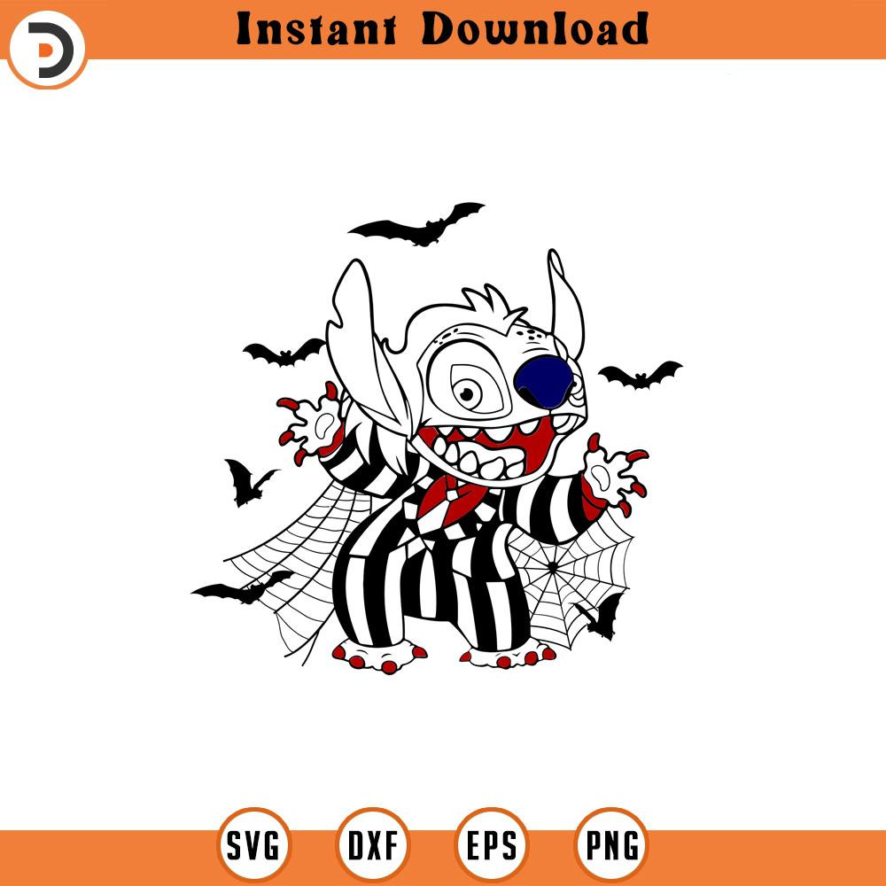 SVG3065-Halloween Costume Svg, Stitch Joker Svg, Halloween Svg, Stitch Halloween Svg, Svg, Png Files For Cricut Sublimation, Layered Cut File.jpg