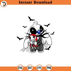 halloween costume svg, stitch jack svg, halloween svg, stitch halloween svg, jack svg, png files for cricut sublimation