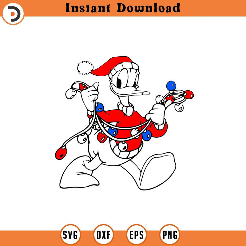 SVG3113-Duck Christmas Svg Png, Magic Castle Christmas, Christmas Squad Svg, Christmas Friends Svg, Daisy Holiday Png Files For Cricut Sublimation.jpg