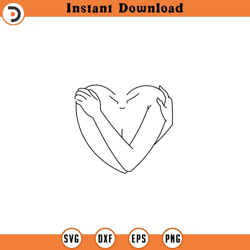 SVG3388- Self love Svg Line Art Svg Minimalist Svg Flower svg Floral Svg trendy svg Boho Svg svg commercial use INSTANT DOWNLOAD.jpg