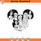 SVG4423-Princess SVG Disneyland ears DXF png , princesses ariel elsa moana belle tiana pocahontas rapunzel , cut file outline silhouette.jpg