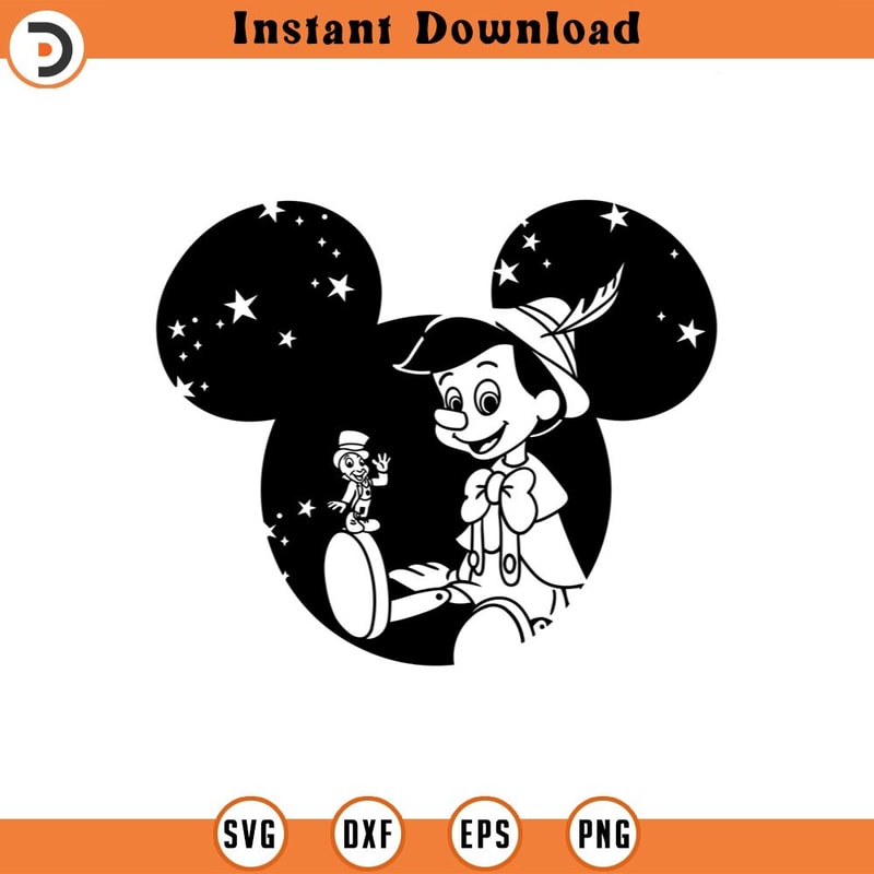 SVG4430-Pinocchio SVG ears png dxf clipart , cut file outline silhouette.jpg