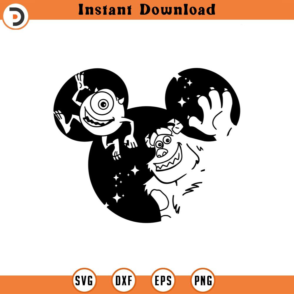SVG4454-Monsters inc SVG ears , Mike Sully Monsters at work png clipart , cut file silhouette.jpg