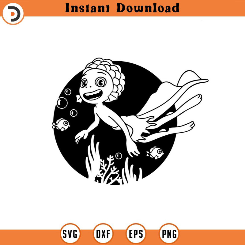 SVG4502-Luca SVG png clipart , cut file silhouette instant download.jpg