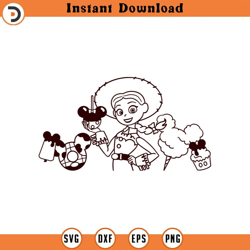 SVG4508-Jessie Toy Story SVG snacks dxf png clipart , cut file outline silhouette.jpg