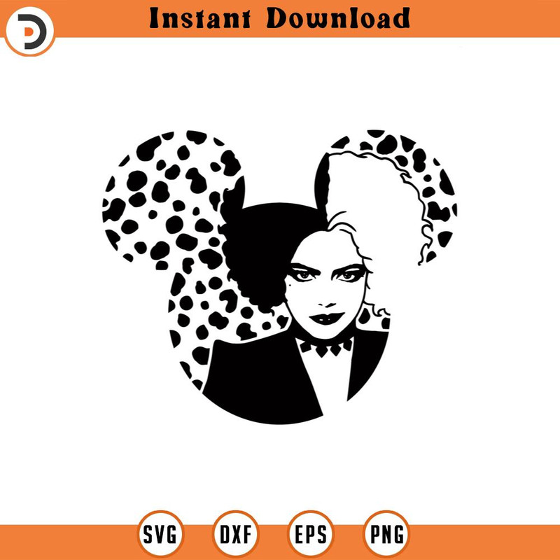 SVG4586-Cruella SVG ears 101 dalmatians png clipart , cut file outline silhouette.jpg