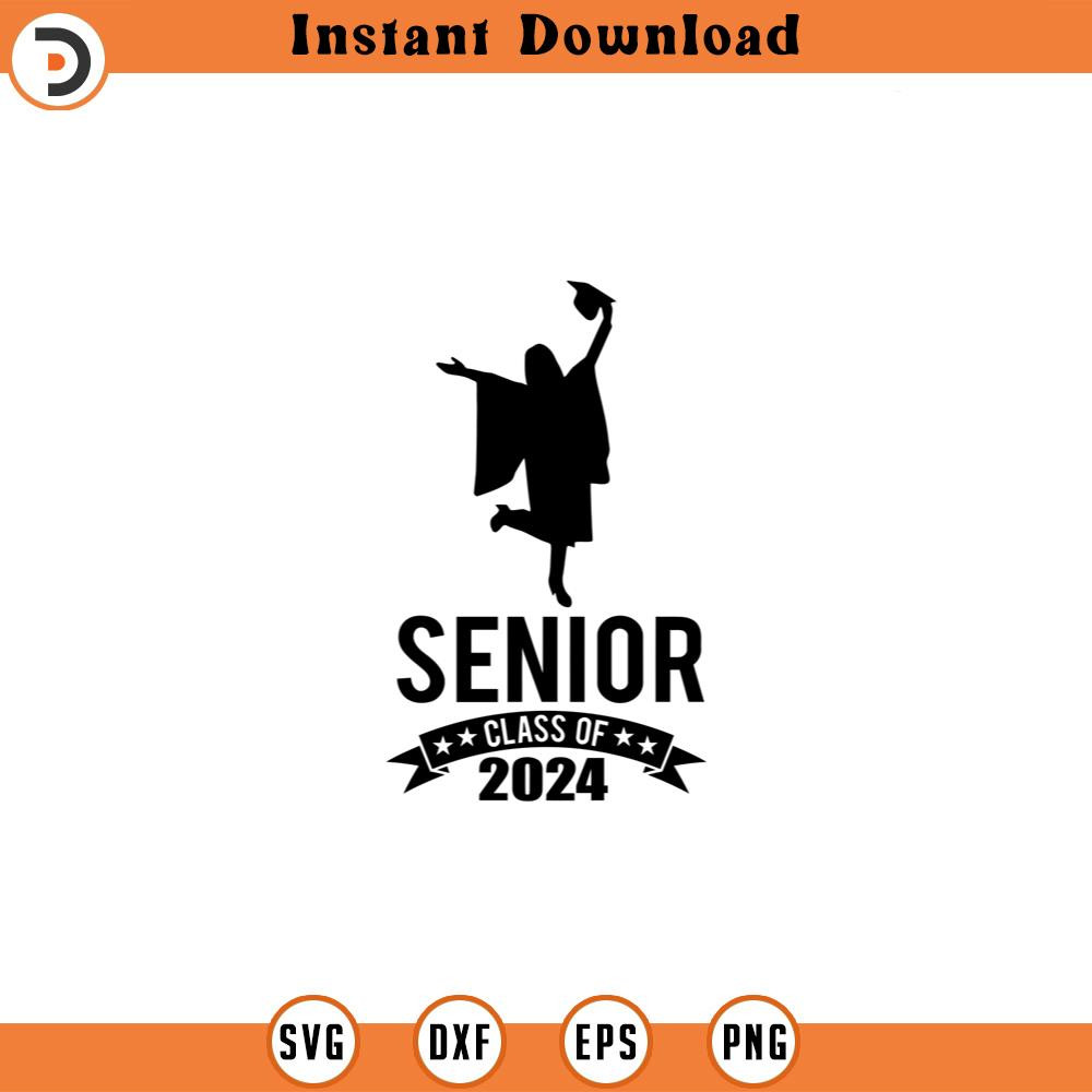 SVG4593-Class of 2024 SVG, Senior 2024 SVG Bundle, 2024 Senior svg, senior shirt svg, senior year high school shirt cut file.jpg