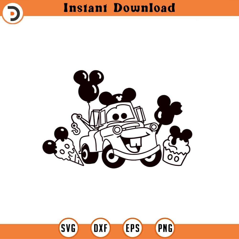 SVG4616-Cars SVG Tow Mater svg png clipart dxf disneyland snacks , cut file outline silhouette.jpg