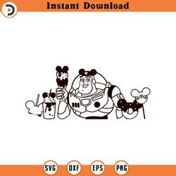 buzz lightyear svg png clipart , toy story , disneyland snacks , cut file ouline silhouette 1