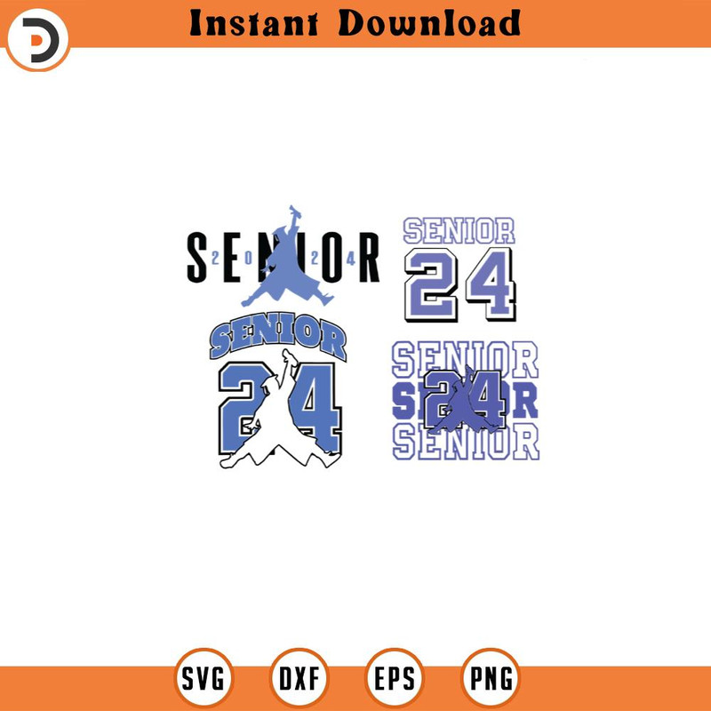 SVG4630-blue Air senior, Class of 2024 SVG, Senior 2024 SVG Bundle, 2024 Senior svg, senior shirt svg, senior year high school shirt cut file.jpg