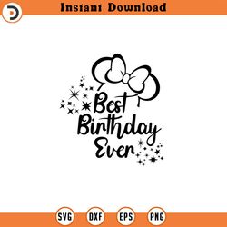 best birthday ever svg minnie mouse birthday 1