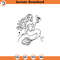 SVG4653-Ariel The little mermaid black SVG , african american princess , flounder png dxf clipart , cut file outline silhouette.jpg