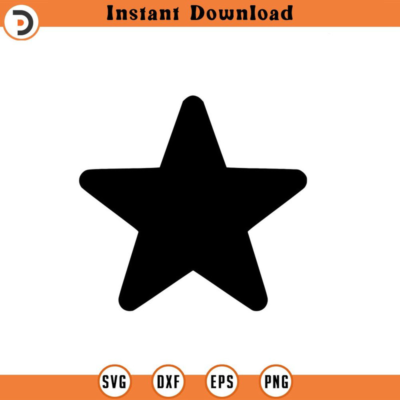 SVG453-Star SVG, perfect star, solid, Shape, svg, png, dxf, jpeg, Digital Download, Cut File, Cricut, Silhouette.jpg