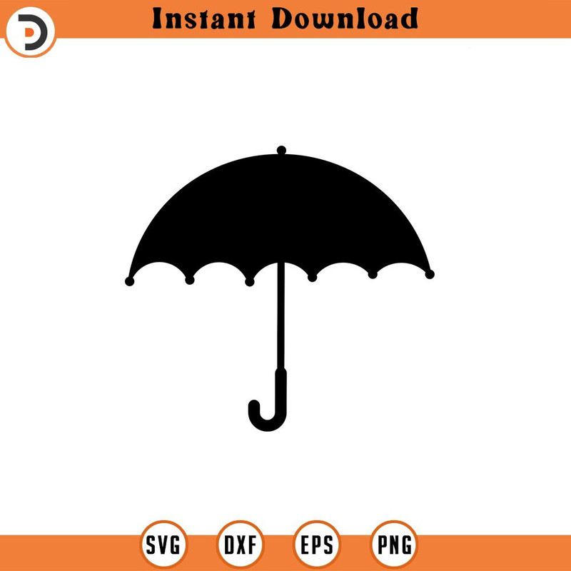 SVG468-Umbrella SVG, svg, png, dxf, jpeg, Digital Download, Cut File, Cricut, Silhouette.jpg