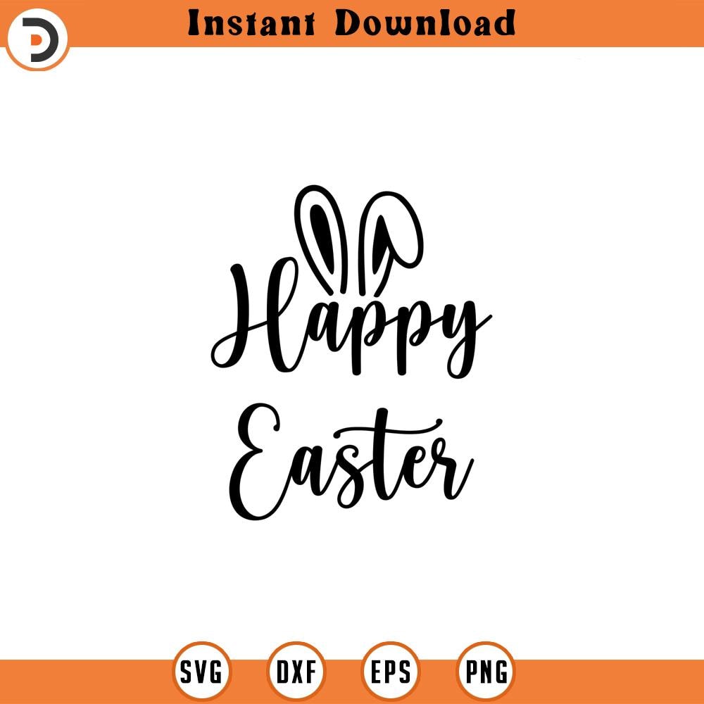 SVG813-Happy Easter svg, Easter Shirt svg, Easter svg Files, Easter svg Kids, Easter svg Files for Cricut, Easter svg for Women, Easter svg Shirt 1.jpg