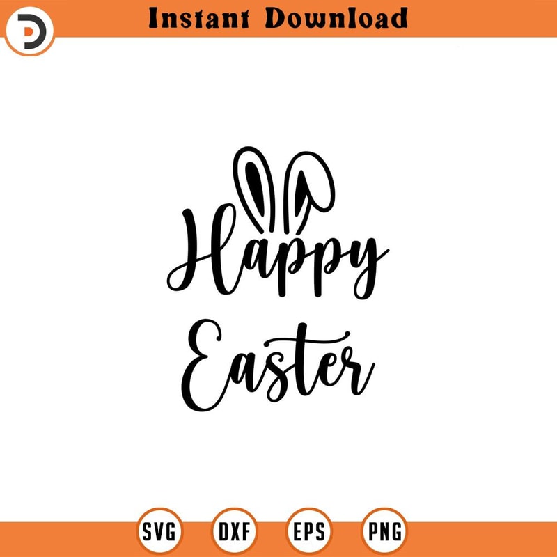 SVG813-Happy Easter svg, Easter Shirt svg, Easter svg Files, Easter svg Kids, Easter svg Files for Cricut, Easter svg for Women, Easter svg Shirt 1.jpg