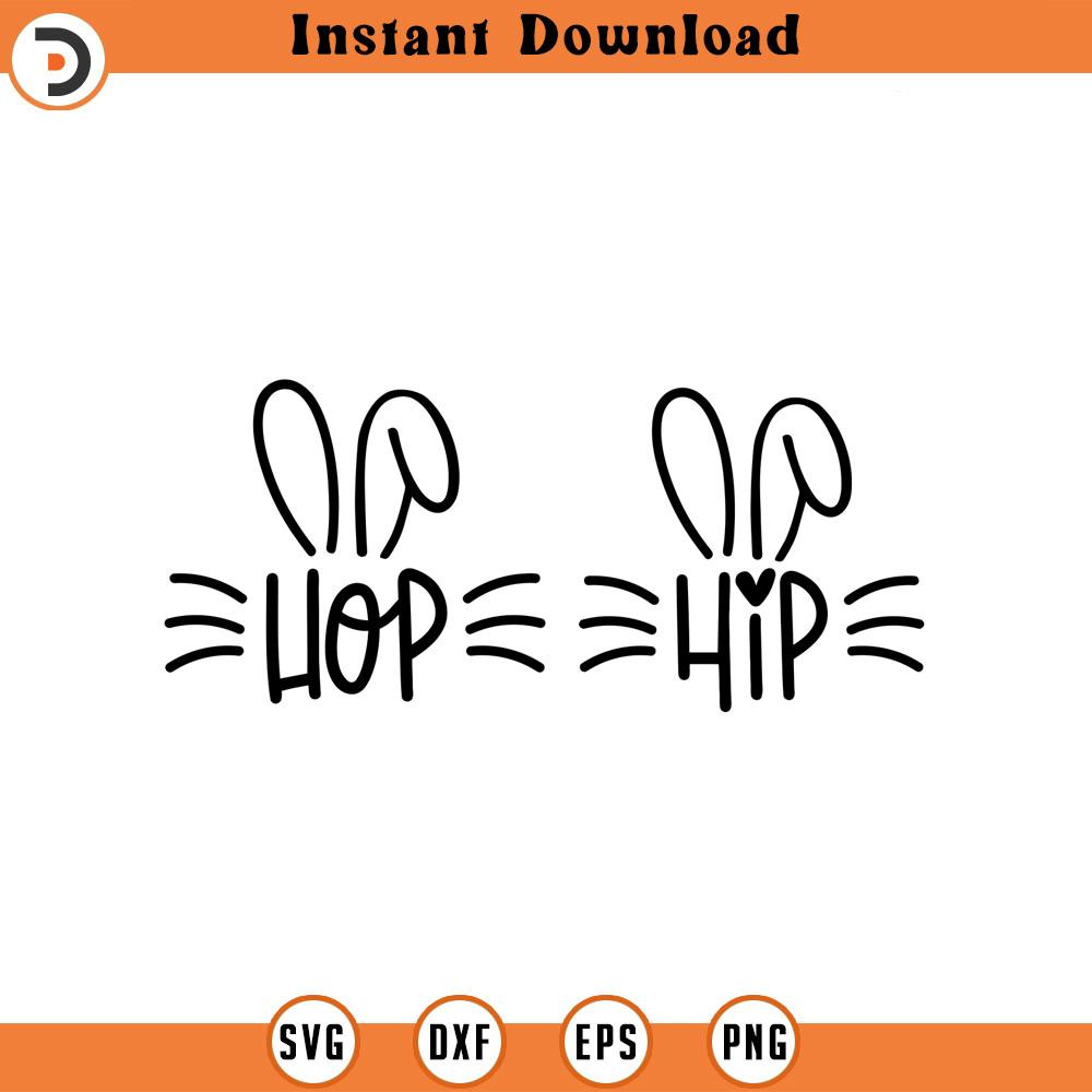 SVG850-Hip Hop Bunny svg, Easter Svg, Bunny Ears svg, Bunny Face svg, Easter Shirt Svg, Easter Bunny Svg, Easter tee svg, Hip Hop Cut File 1.jpg