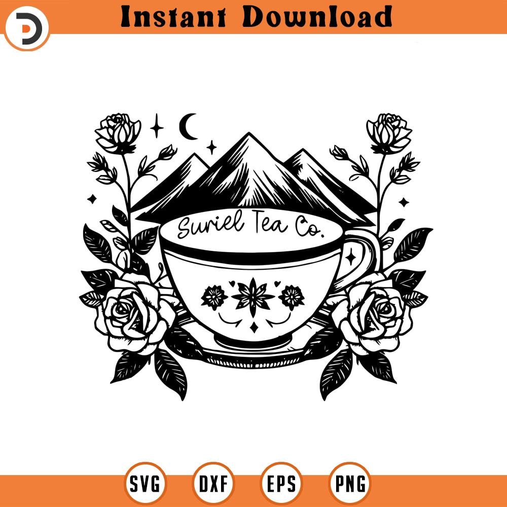 160524242-Suriel Tea Co Graphic Bookish Gift for Boo SVG Silhouette, Cricut File .jpg