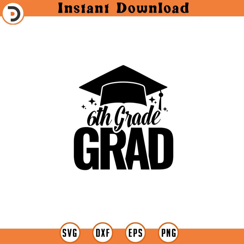 SVG1605248-6th Grade Grad svg 6th Grade Graduation Sixth, Silhouette SVG Download.jpg