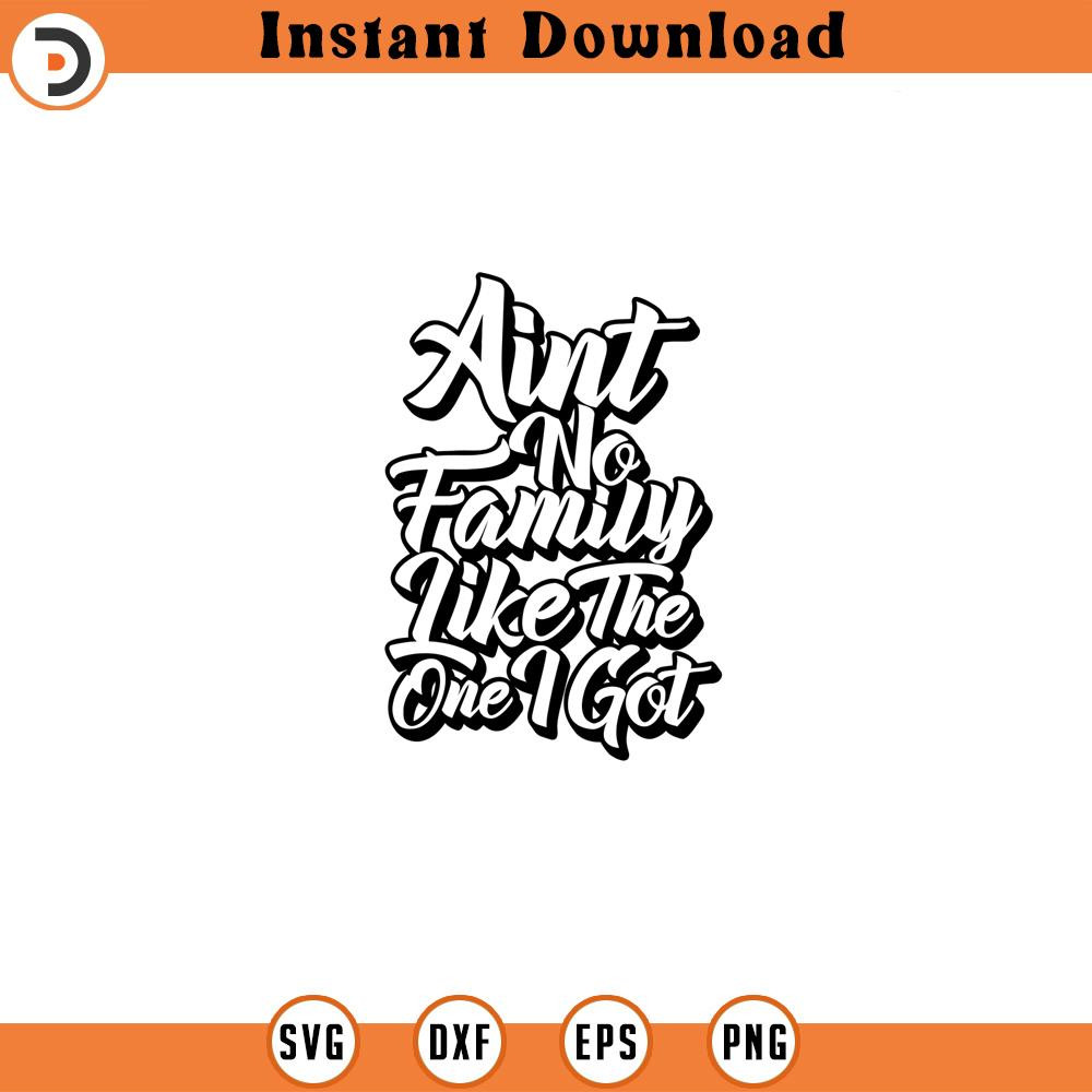 SVG16052413-Ain t No Family Like The One I Got Great, Silhouette SVG Download.jpg