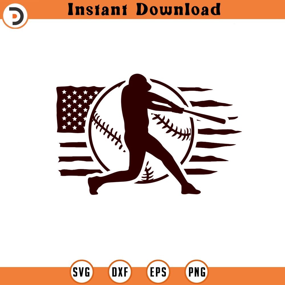 SVG16052427-Baseball Clipart Baseball Cut file Baseball US B, Silhouette SVG Download.jpg