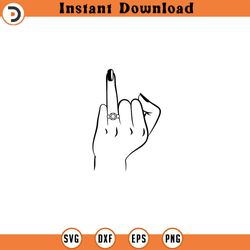 wifey diamond ring wedding finger svg engaged fin, silhouette svg download