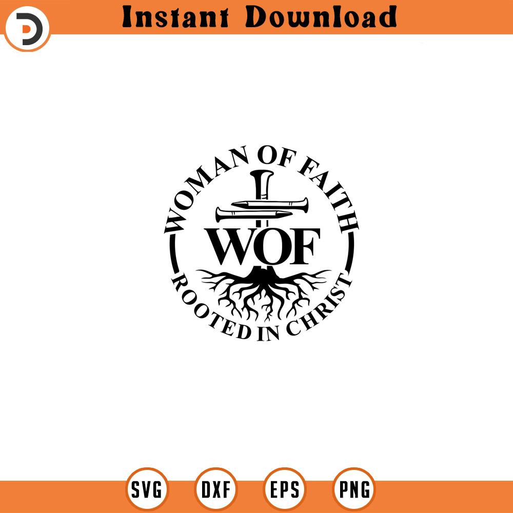 SVG160524234-Woman Of Faith Rooted In Christ svg Cross N, Silhouette SVG Download.jpg