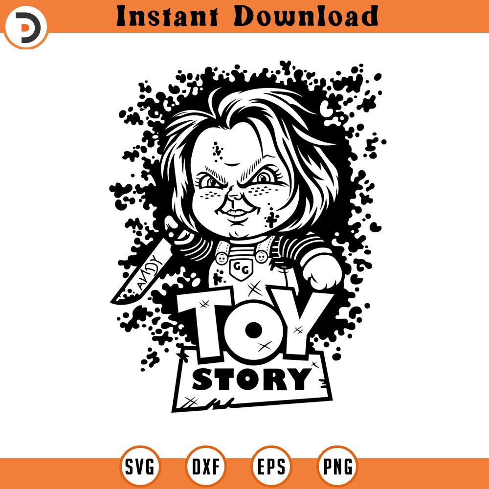 SVG1505243- Toy Story SVG Silhouette, Cricut File.jpg