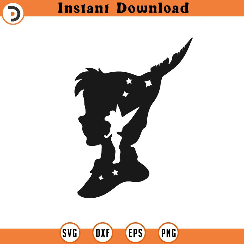 SVG15052485- Tinker Bell Disney SVG Silhouette, Cricut File.jpg