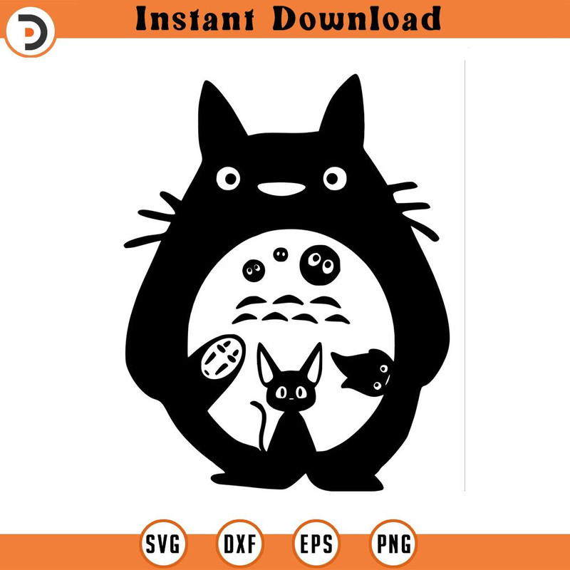 SVG150524108- Totoro SVG Silhouette, Cricut File.jpg