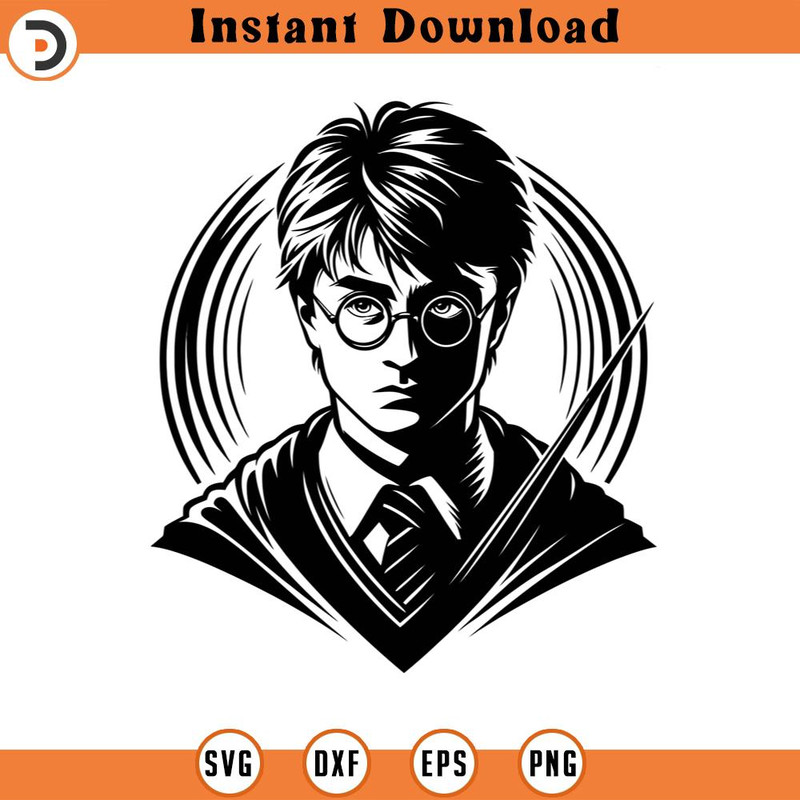 SVG150524127- Harry Potter SVG Silhouette, Cricut File.jpg
