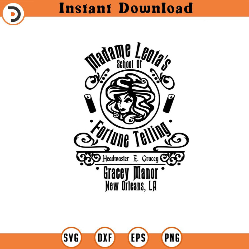 SVG150524134- Madame Leota's Forture Telling SVG Silhouette, Cricut File.jpg