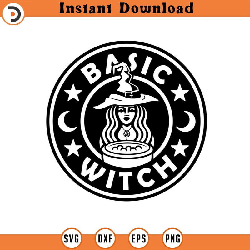 SVG150524163- Basic Witch SVG Silhouette, Cricut File.jpg