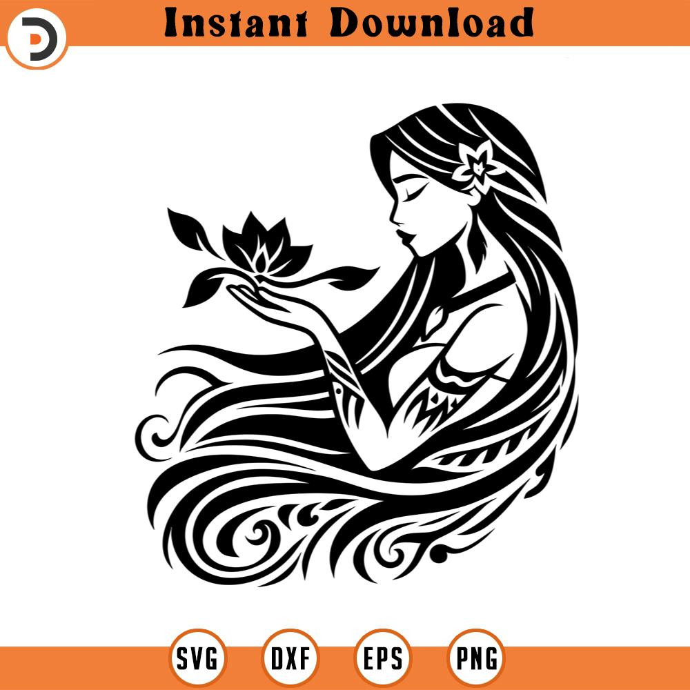 SVG150524204- Beauty salon girl, Vetro, Princess, SVG Silhouette, Cricut File.jpg