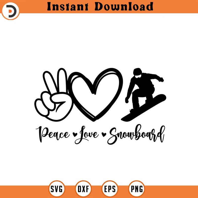 SVG21052491-Snowboard SVG file Peace love snowboard snowboard.jpg