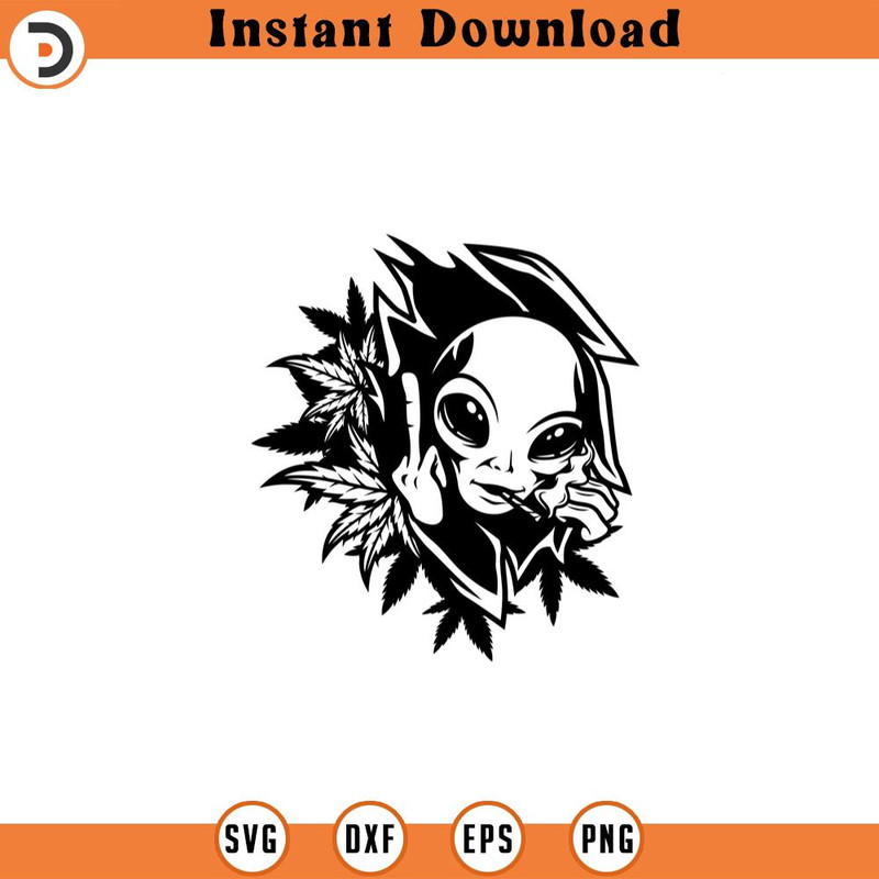 SVG210524172-Alien Smoking Weed Svg Alien Smoking Joint.jpg