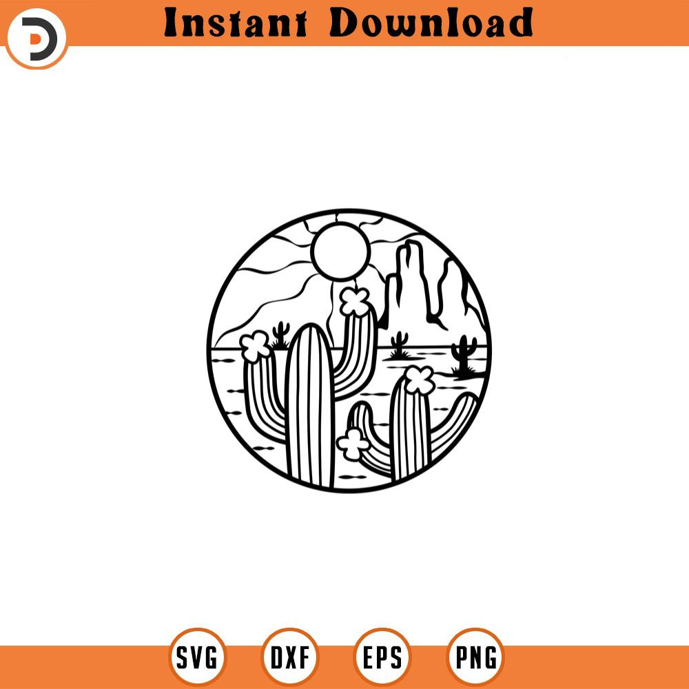 SVG210524219-Cactus Svg Desert Scene Svg Round Landscape With.jpg
