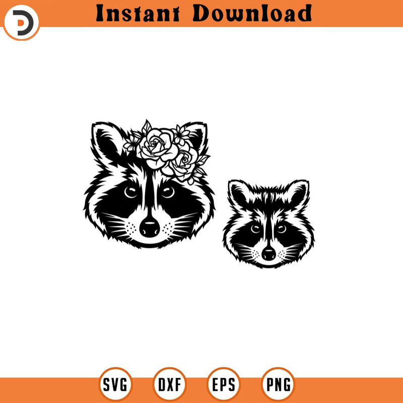 SVG210524275-Cute Raccoon Svg Raccoon Svg Floral Anim.jpg