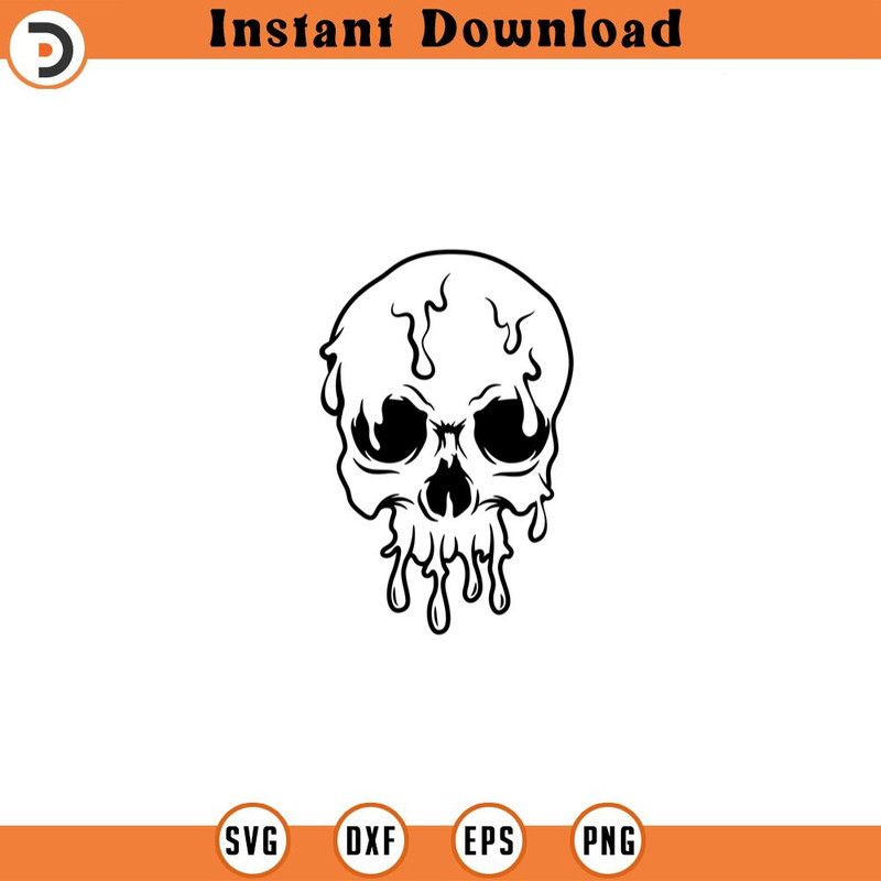 SVG210524299-Dripping Skull SVG Skeleton SVG Gothic svg Skele.jpg
