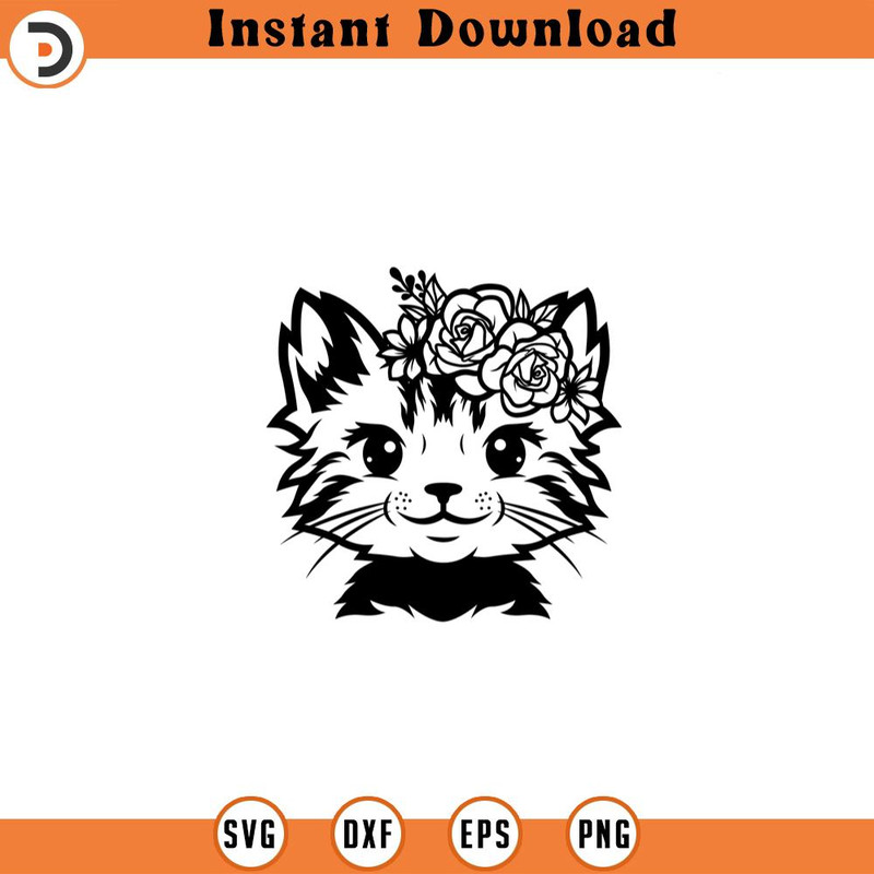 SVG210524348-Floral Cute Cat Svg Baby Cat Svg.jpg
